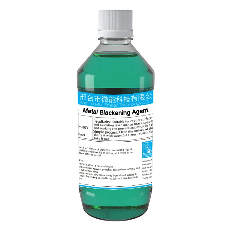 Blackening Agent for Steel