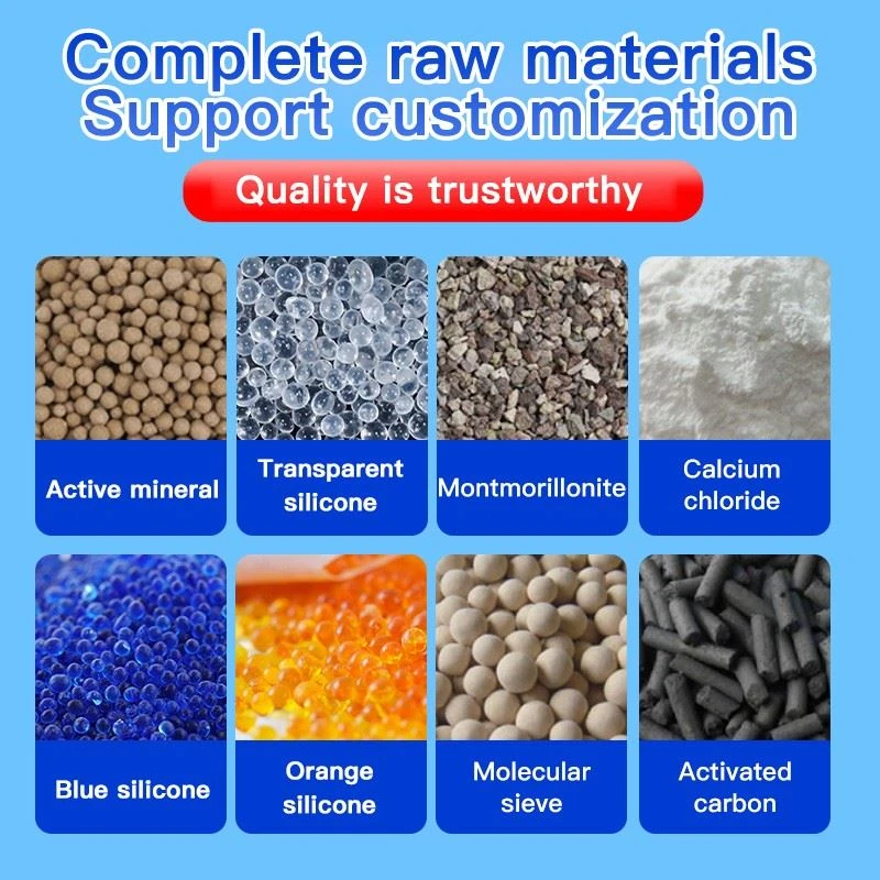 Silica Gel Desiccant 10gram 50gram Custom Logo Silica Gel Packs manufacturers